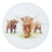 Ashdene Highland Herd - Round Surface Protector