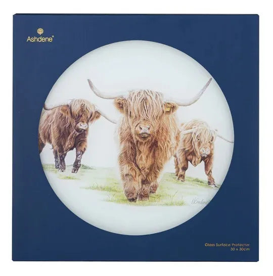 Ashdene Highland Herd - Round Surface Protector