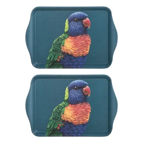 Ashdene Modern Birds - Scatter Tray 2 Pack - Rainbow Lorikeet