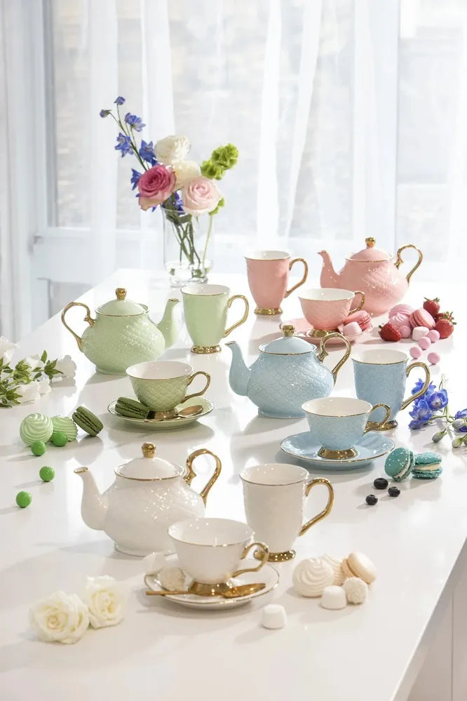 Ashdene Ripple - Cup & Saucer - Blush