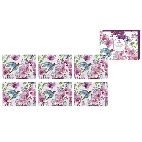 Ashdene Birds & Blooms - Placemats (Pack of 6)