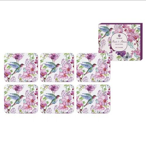 Ashdene Birds & Blooms - Coasters (Pack of 6)