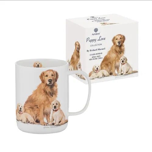 Ashdene Puppy Love Mug - Golden Retriever