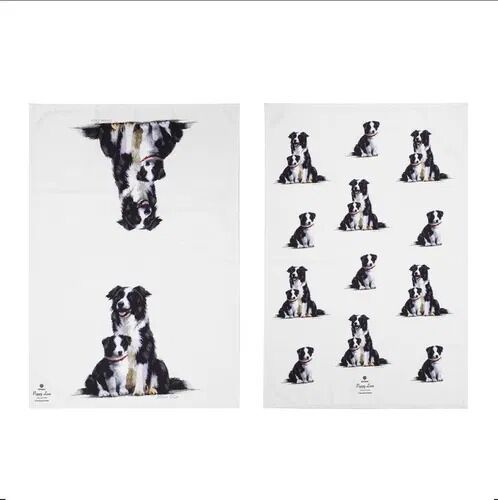 Ashdene Puppy Love Kitchen Towel - Border Collie