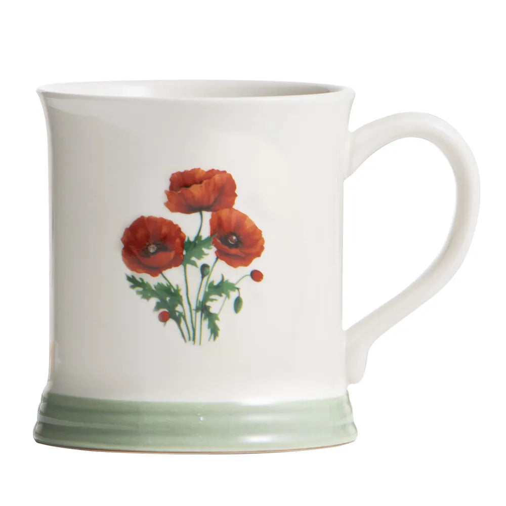 Ashdene Floral Collective - Red Poppy Mug