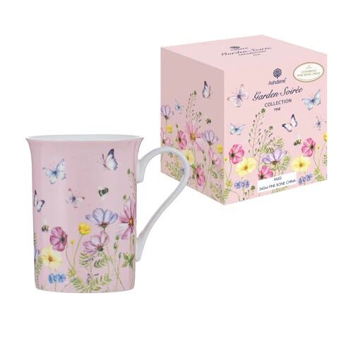 Ashdene Garden Soiree - Can Mug Pink