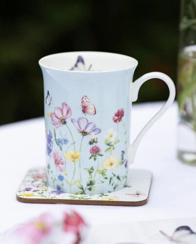 Ashdene Garden Soiree - Can Mug Blue