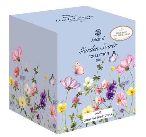 Ashdene Garden Soiree - Can Mug Blue