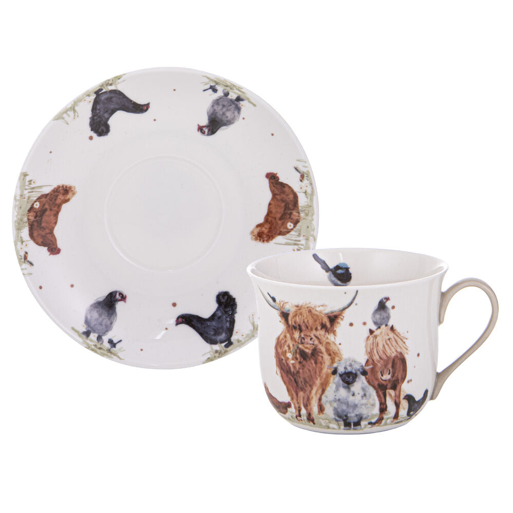 Ashdene Paddock Pals - Cup and Saucer