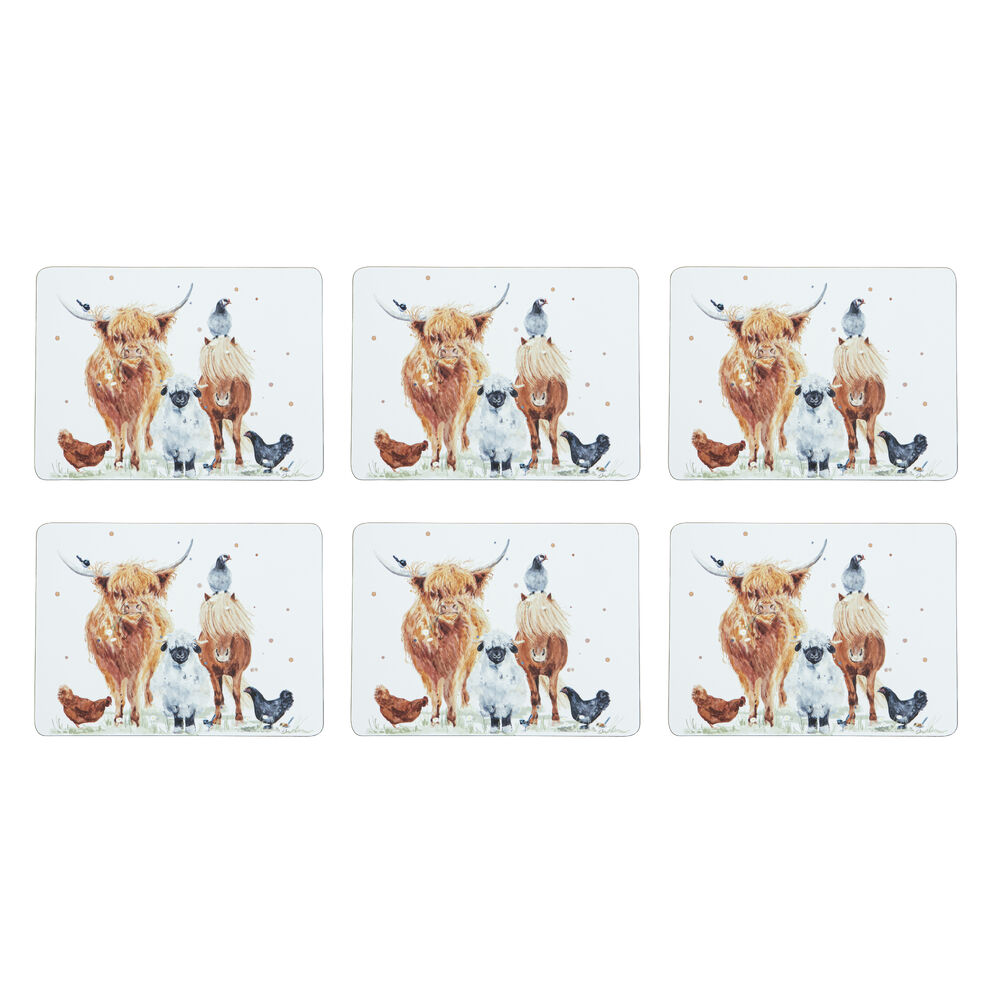 Ashdene Paddock Pals - Placemats - Pack of 6