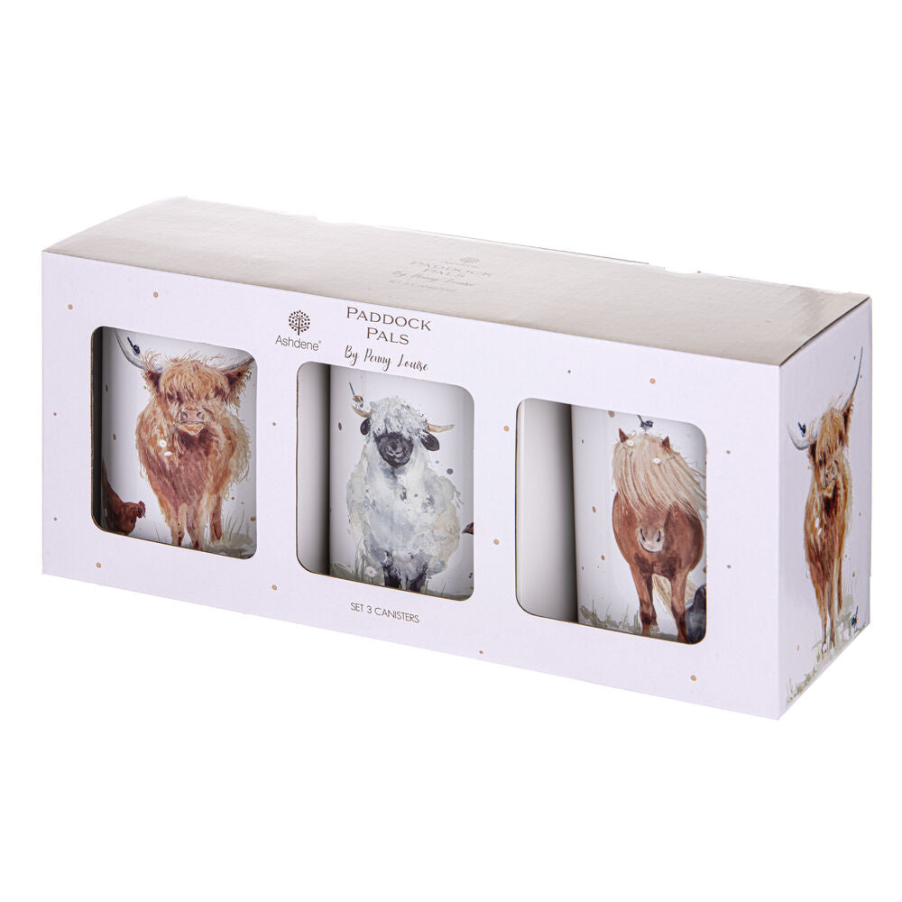 Ashdene Paddock Pals - Canisters - Pack of 3