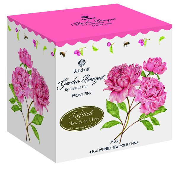 Ashdene Garden Bouquet - Pink Peony Mug