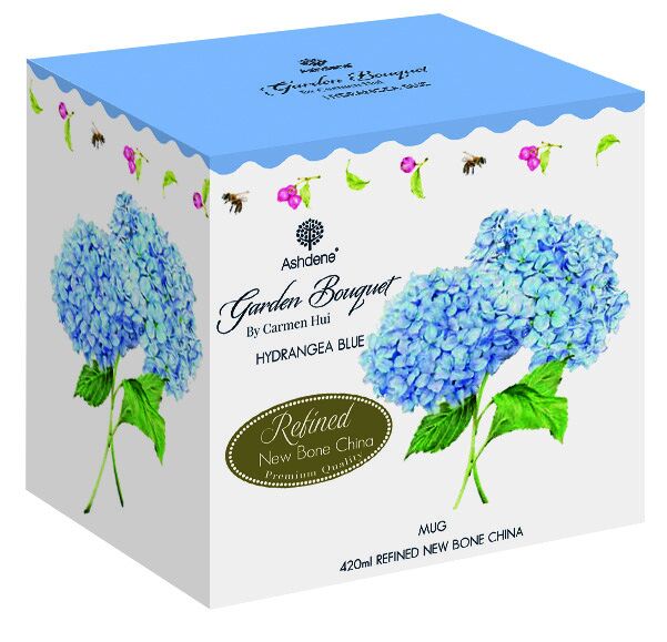 Ashdene Garden Bouquet - Blue Hydrangea Mug