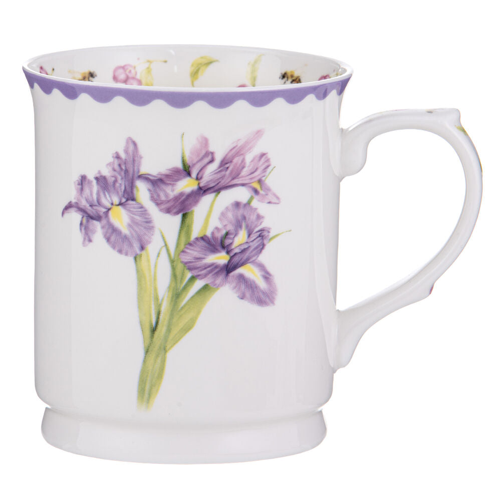 Ashdene Garden Bouquet - Purple Iris Mug