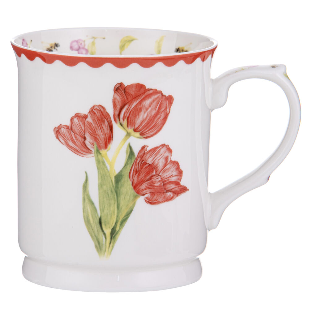 Ashdene Garden Bouquet - Red Tulip Mug