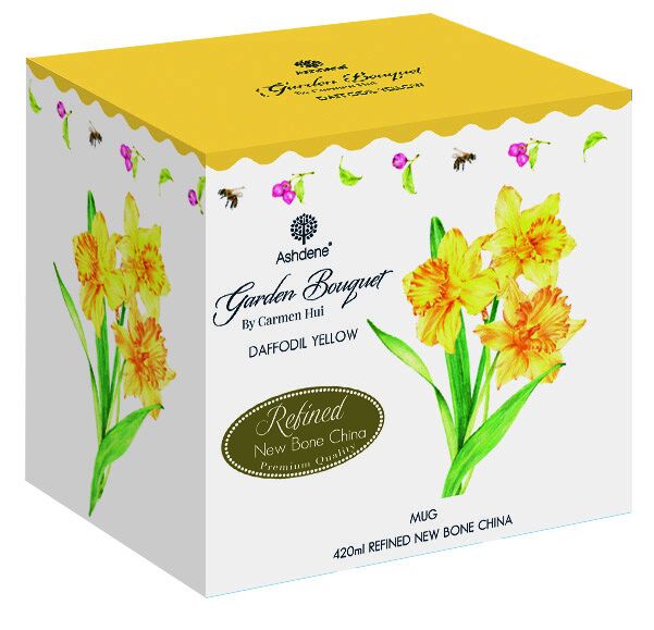 Ashdene Garden Bouquet - Yellow Daffodil Mug