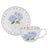 Ashdene Garden Bouquet - Blue Hydrangea Cup and Saucer
