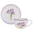 Ashdene Garden Bouquet - Purple Iris Cup and Saucer