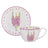 Ashdene Garden Bouquet - Fuchsia Foxglove Cup and Saucer