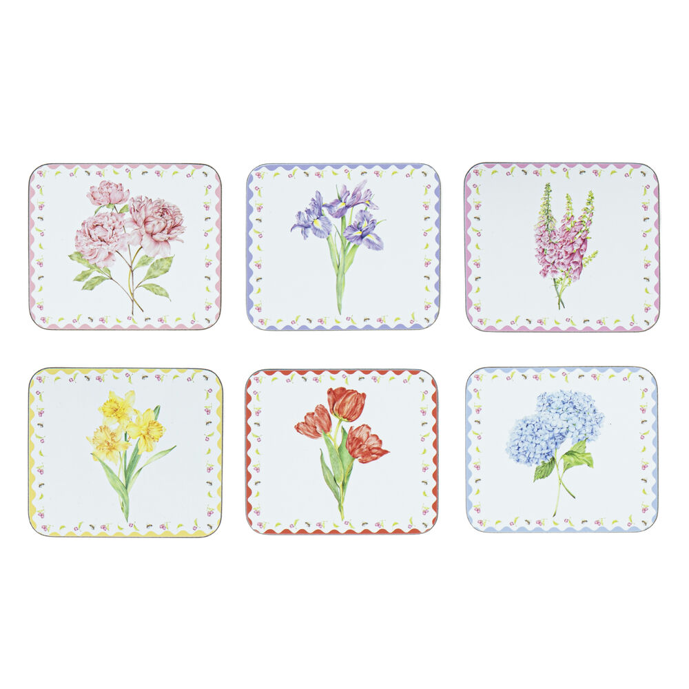 Ashdene Garden Bouquet - Coasters - Pack of 6