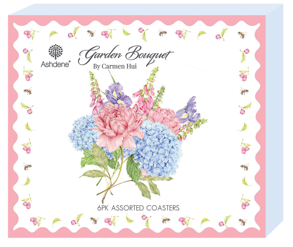 Ashdene Garden Bouquet - Coasters - Pack of 6