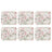 Ashdene Raspberry Rose - Coasters - Pack of 6