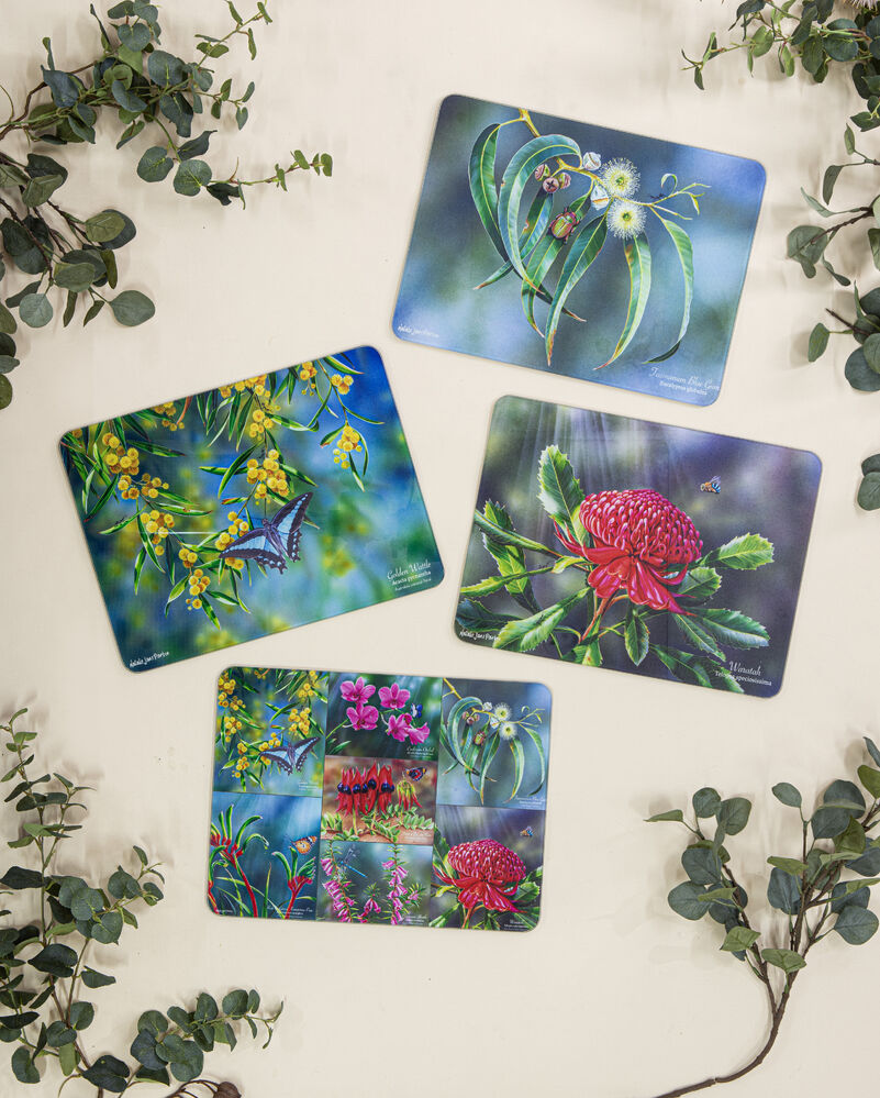 Ashdene Botanical Emblems - Placemats - Pack of 6