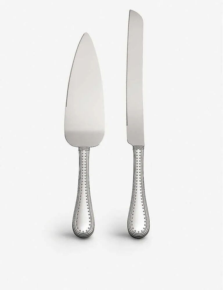 Wedgwood Vera Wang - Grosgrain Silver Giftware Cake & Trowel Set