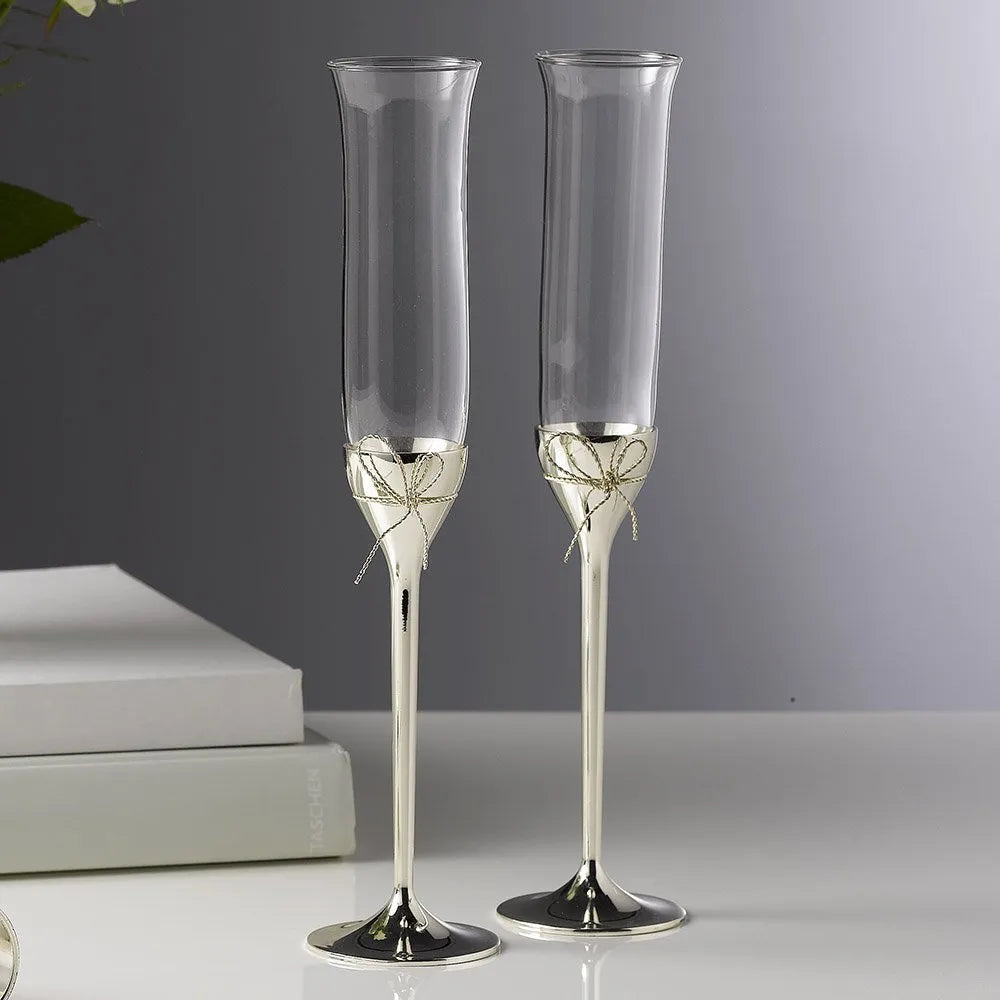 Wedgwood Vera Wang Love Knots - Flute Pair