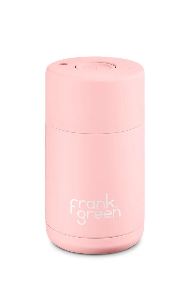 Frank Green Reusable Cup - Ceramic 295ml Blushed Push Button