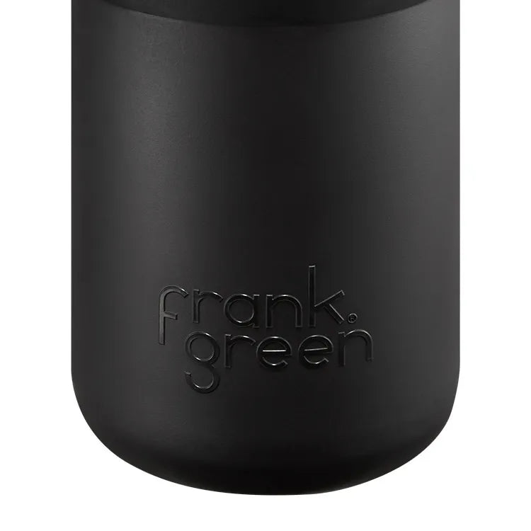 Frank Green Reusable Cup - Original 340ml Black Push Button