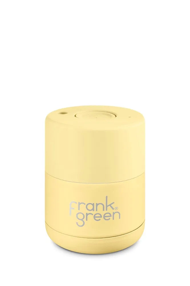 Frank Green Reusable Cup - Ceramic 175ml Buttermilk Push Button