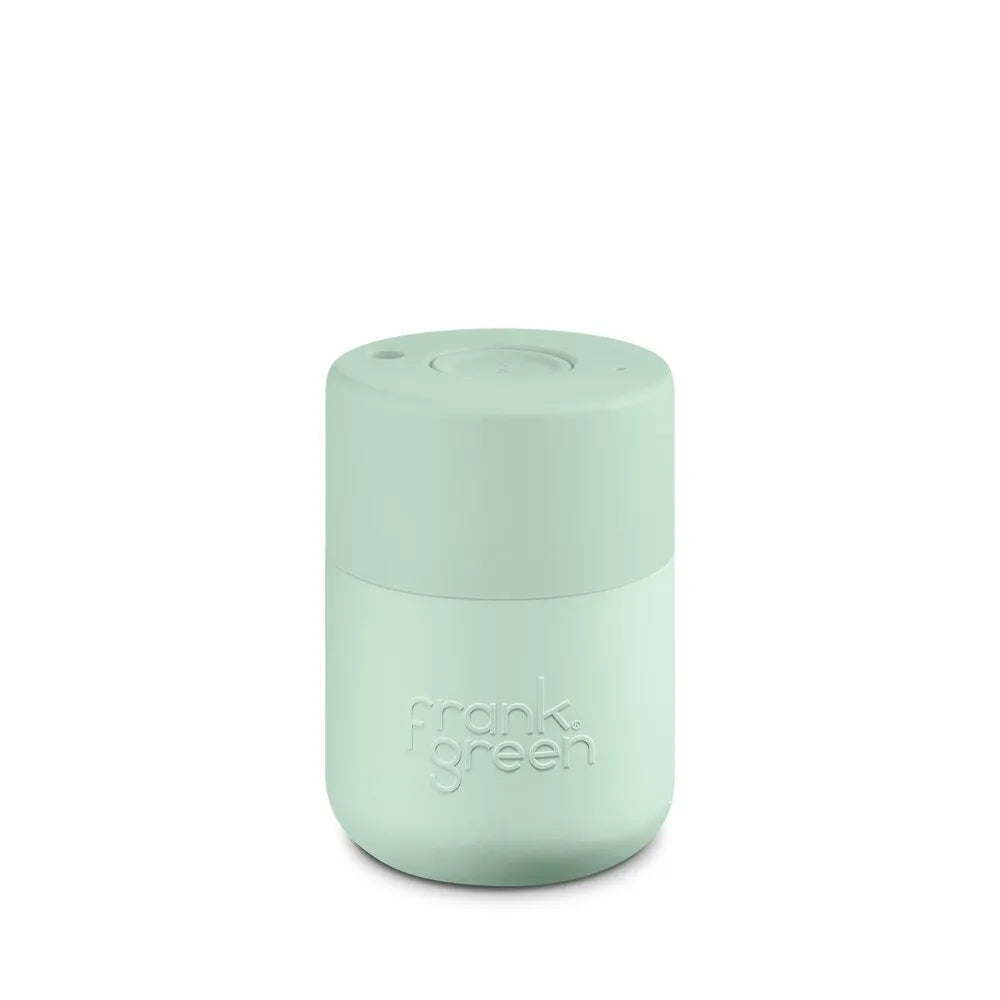 Frank Green Reusable Cup - Original 230ml Mint Gelato Push Button Lid