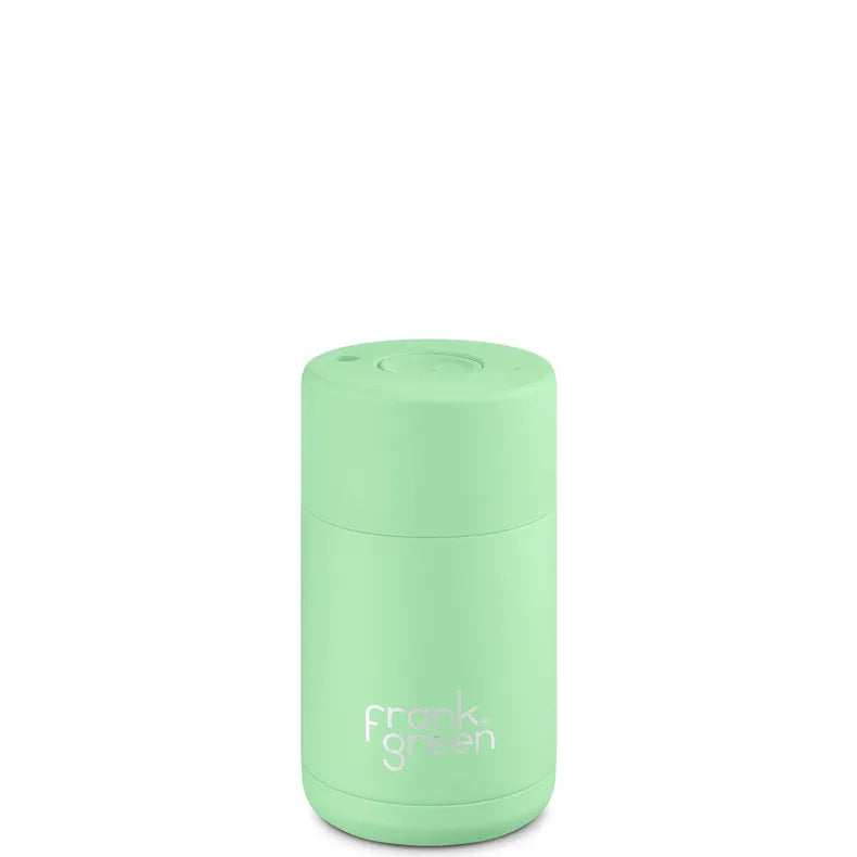 Frank Green Reusable Cup - Ceramic 295ml Mint Gelato Push Button