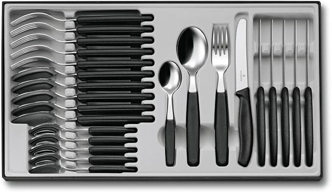 Victorinox Swiss Classic Table 24pc Set Black