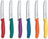 Victorinox Swiss Classic Tomato and Table Knife Wavy Edge 6pc Set Multicolour