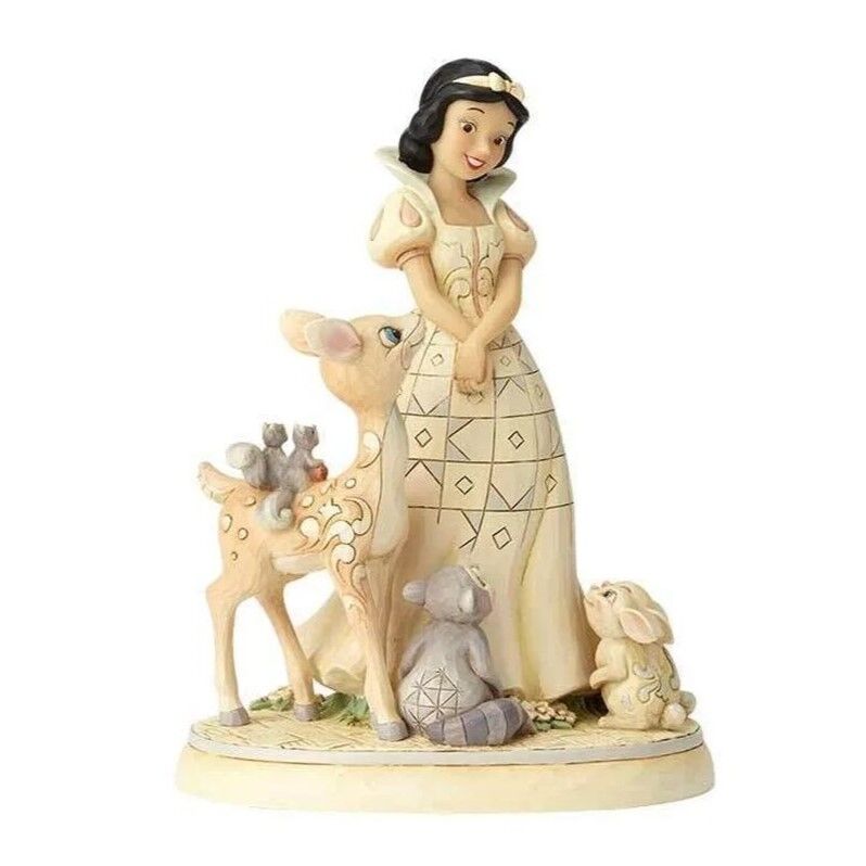 Jim Shore Disney Traditions - Snow White & The Seven Dwarfs - Forest Friends White Woodland