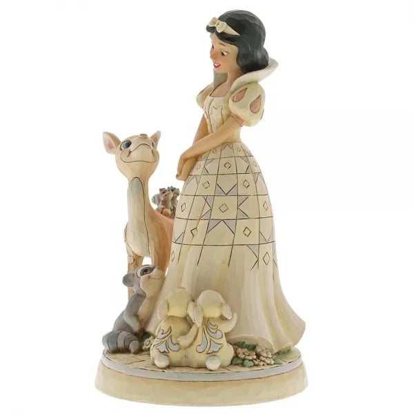 Jim Shore Disney Traditions - Snow White & The Seven Dwarfs - Forest Friends White Woodland
