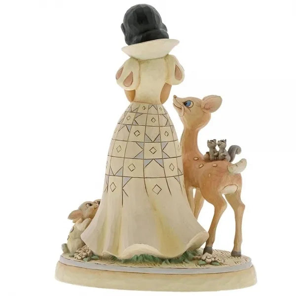 Jim Shore Disney Traditions - Snow White & The Seven Dwarfs - Forest Friends White Woodland
