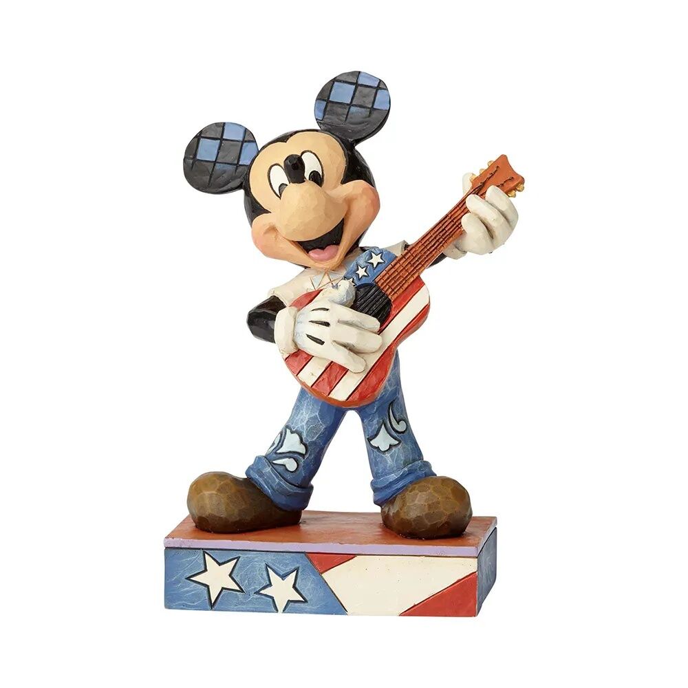Jim Shore Disney Traditions - Mickey Mouse Rock & Roll - American Anthem