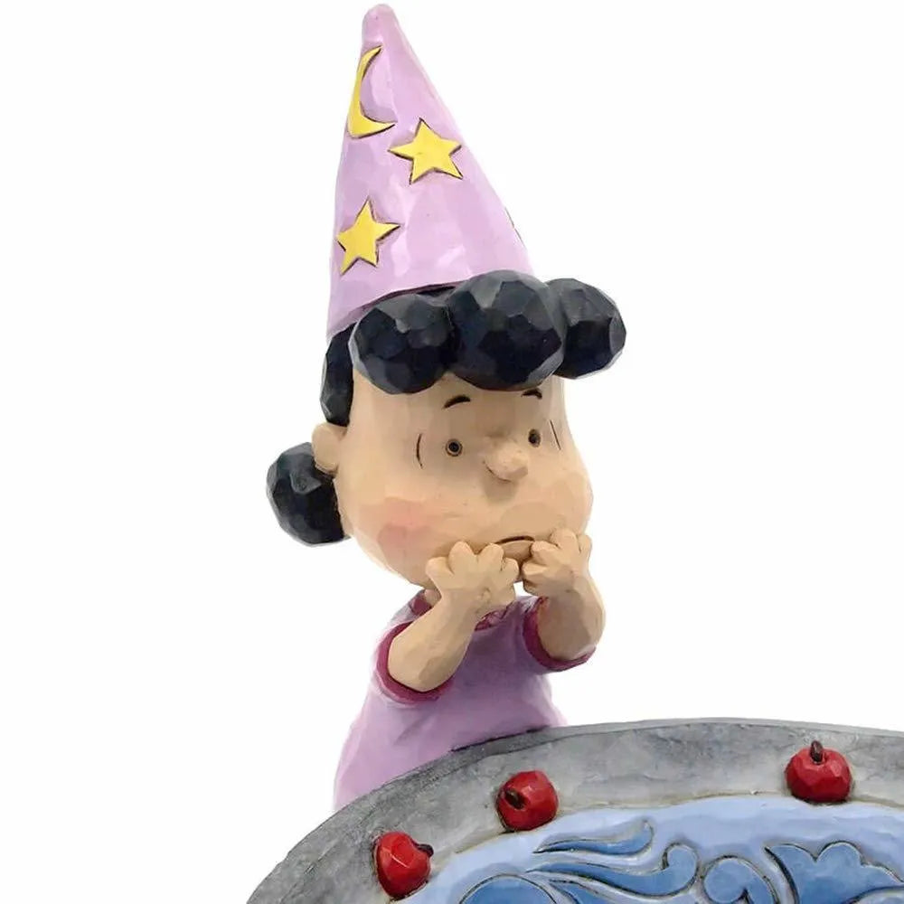 Jim Shore Peanuts Halloween Candy Dish - Apple Ace (Peanuts Collection)