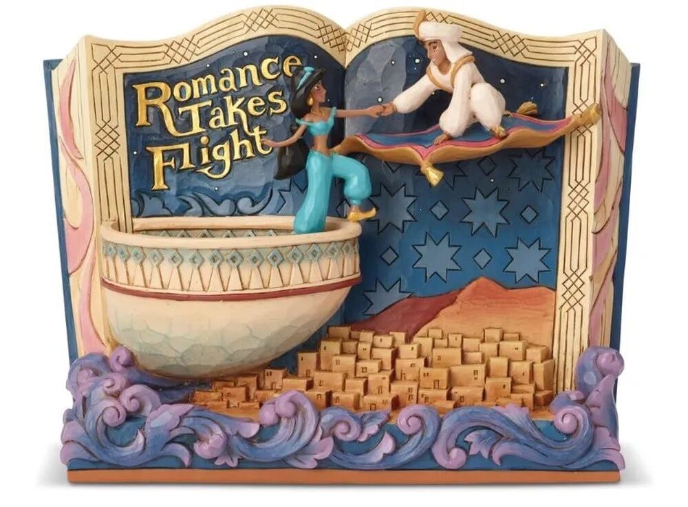 Jim Shore Disney Traditions - Aladdin - Romance Takes Flight Storybook