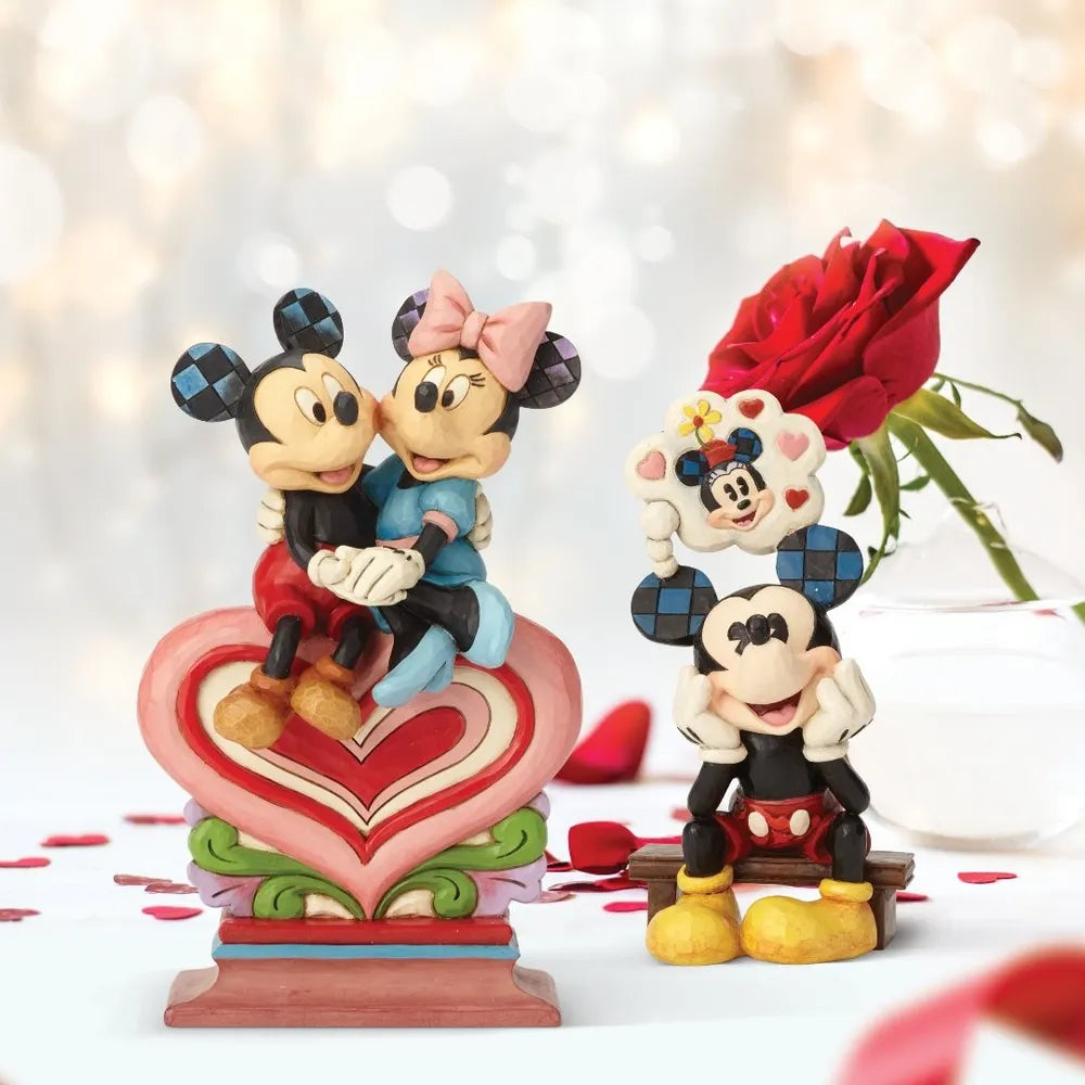 Jim Shore Disney Traditions - Mickey & Minnie Mouse - Heart to Heart