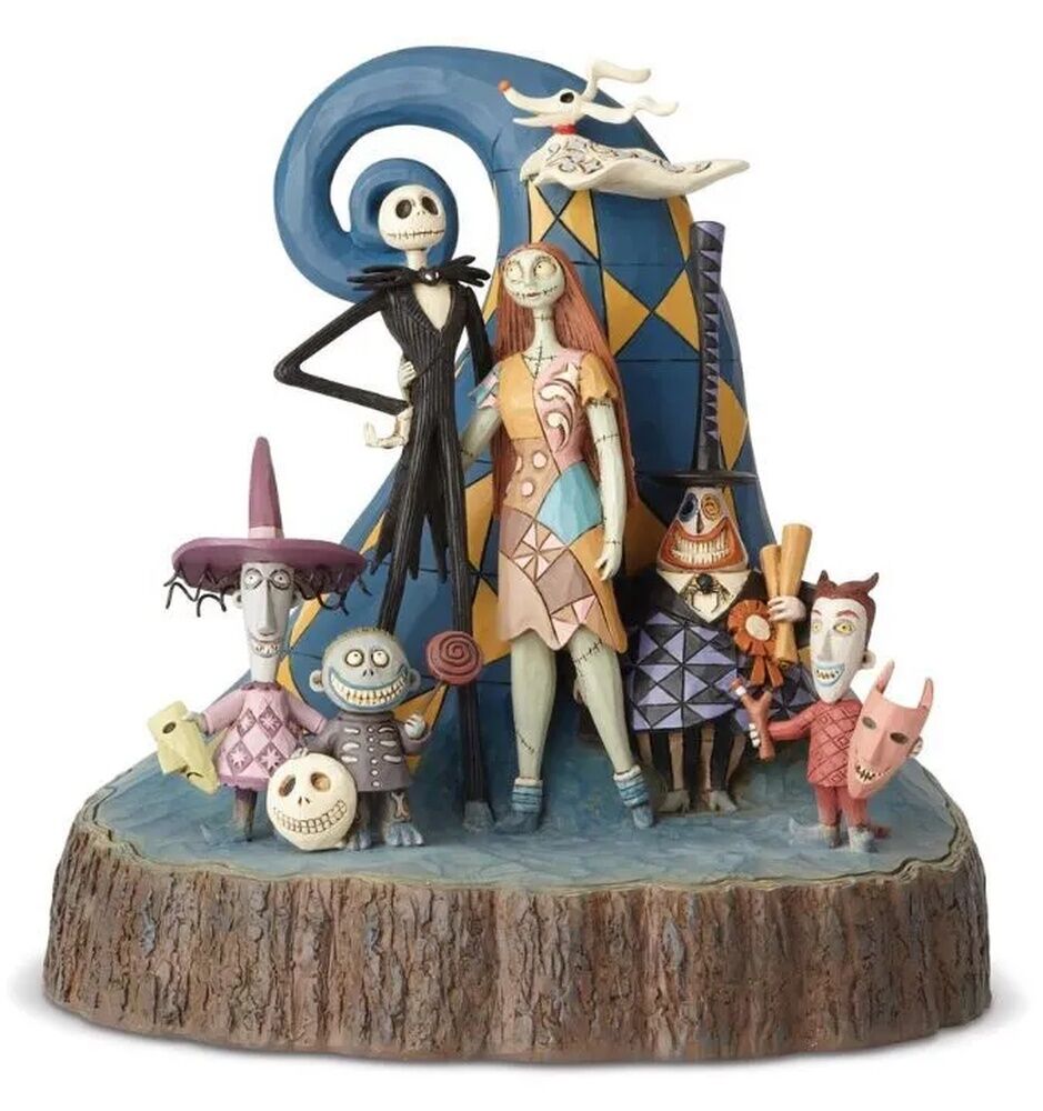 Jim Shore Disney Traditions - Nightmare Before Christmas - What a Wonderful Nightmare Carved By Heart