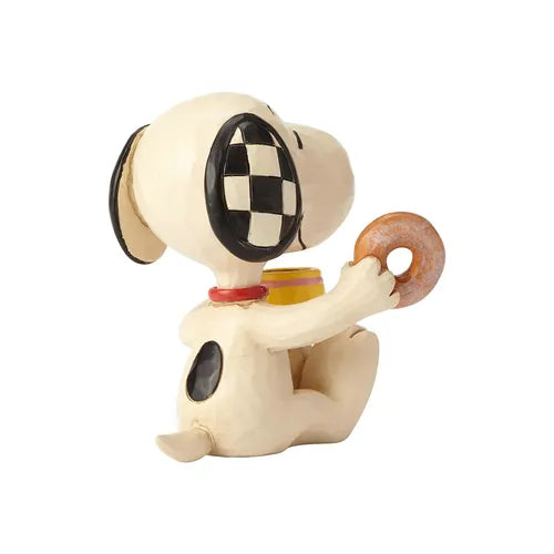 Peanuts by Jim Shore - Snoopy With Donut & Coffee Mini Figurine