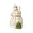 Jim Shore Heartwood Creek White Woodland - Snowman with Broom