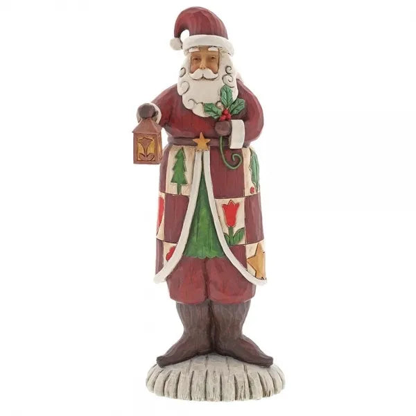 Folklore by Jim Shore - Santa with Lantern