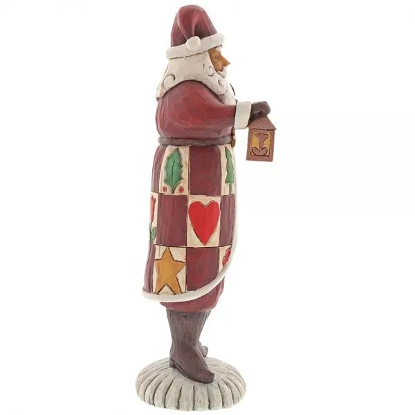 Folklore by Jim Shore - Santa with Lantern