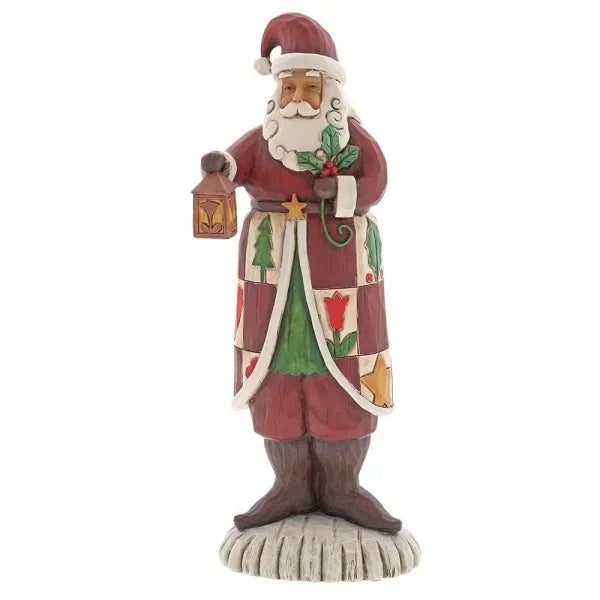 Folklore by Jim Shore - Santa with Lantern