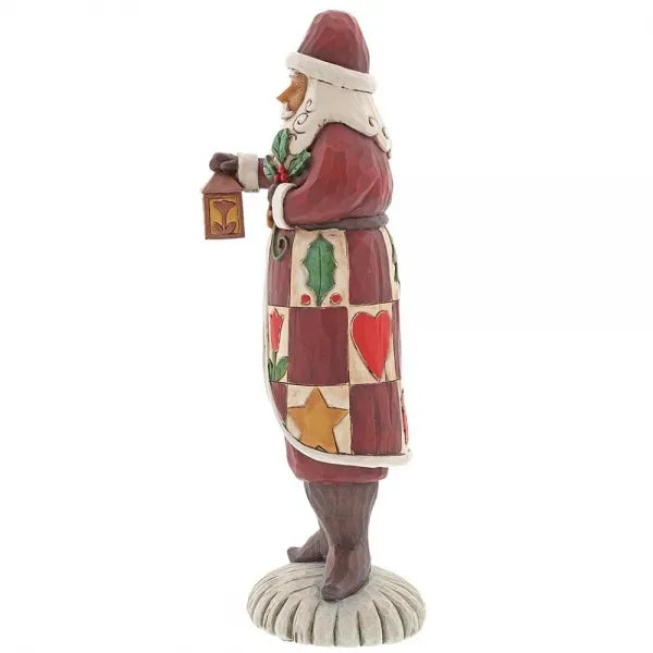 Folklore by Jim Shore - Santa with Lantern